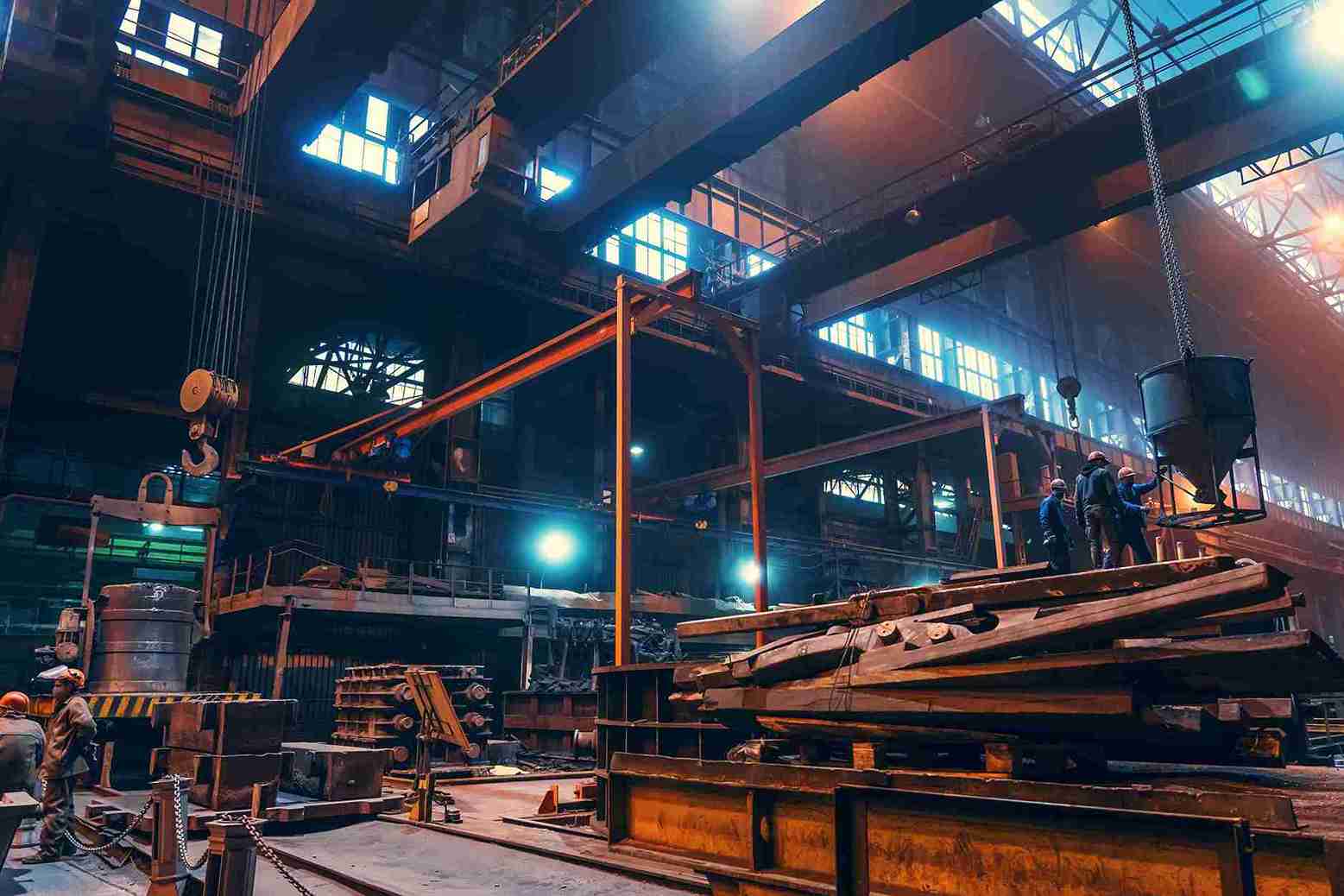 heavy industrial manufacturing facility