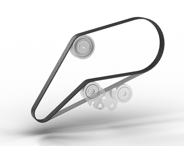 Hutchinson Flexonic + ON/OFF idler belt drive systems